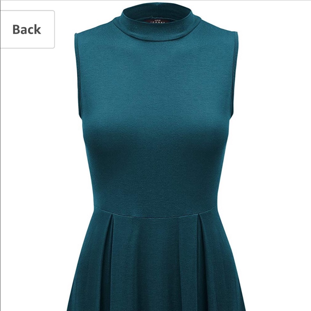 ModCloth Everly Teal Jersey Knit Dress